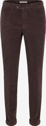 Bsettecento Slim Hose aus Baumwolle Velluto 3000