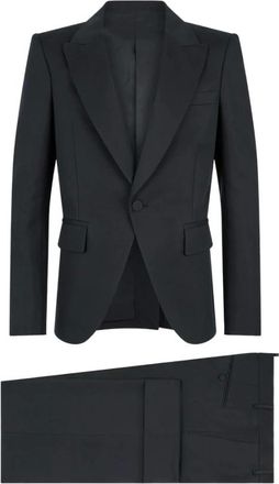 Dsquared2 Kostuums, Heren, Zwart, M, Katoen, 70s Pak