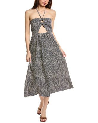 Echo Seersucker Midi Dress