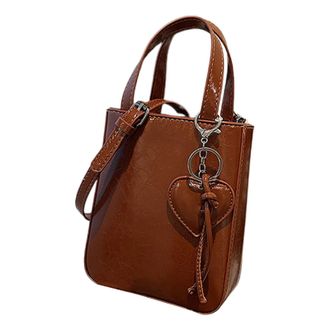 Generic Cylinder Satchel, Open top design, Versatile carryall pouch, Resistant resilient material, Commuting travel shopping accessory, Small item organizer, 