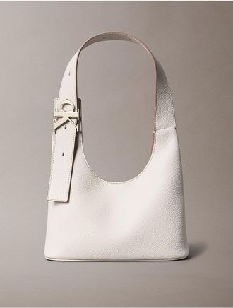 Calvin Klein Womens Archive Hardware Mini Shoulder Bag - Neutral