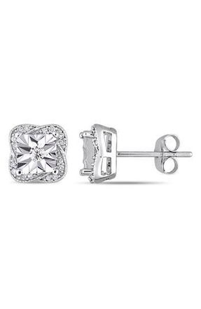 Delmar Diamond Stud Earrings - 0.17ct. in Silver at Nordstrom Rack