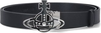 Vivienne Westwood Line Orb Belt Black