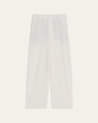 Vince Joan High-Rise Pull-On Linen Pants