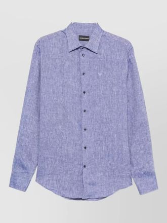 Emporio Armani linen shirt long sleeves button cuffs