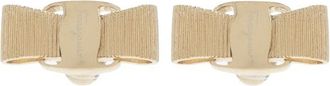 Ferragamo Oorbellen met logo - Dames - Oorbellen - Geel - ONE Size - Accessoires