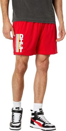 Diet Starts Monday Race Shorts Mens Red Drawstring Performance FROG305