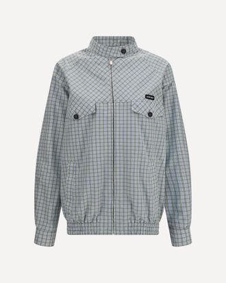 Miu Miu Checked technical fabric blouson Jacket Female 38