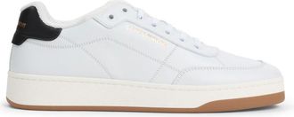 Saint Laurent Sneakers, male, White, Size: 8 US Sl61 Leather Sneakers