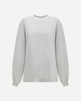 Alexander Wang Long-sleeve logo T-shirt Female XXS