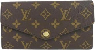 Louis Vuitton Pre-owned Wallets, female, Brown, Size: ONE SIZE Pre-owned Canvas Wallet