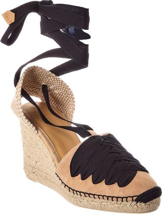 Castaner Curtis Suede Wedge Sandal