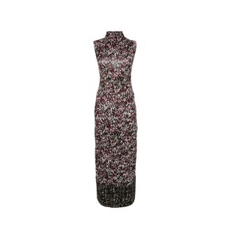 Loewe Knit Print Long Dress