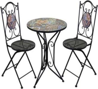 Vacchetti Vacchetti - Conjunto De Muebles De Jard&iacute;n En Metal Negro Mod. Frigole