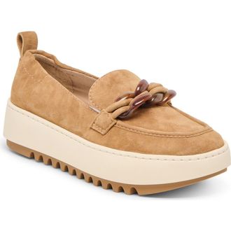Dolce Vita Ammy Platform Loafer in Light Brown Suede at Nordstrom Rack, Size 7