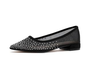 Journee Collection Gracelynn Womens Flat Shoes Black : 6.5 M, Synthetic