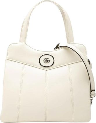 Gucci Pre-owned Top Handle Bag - Dames - Vintage Handtas - Wit - ONE Size - Vintage