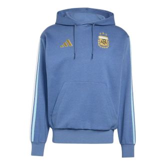 adidas Argentina DNA Fleece Hoodie Crew Blue JZ6291