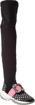 Roger Vivier Over-The-Knee Sock Sneaker