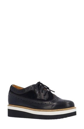 L'Amour Des Pieds Zorielle Platform Oxford in Black at Nordstrom, Size 7.5