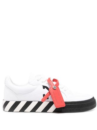 Off-white Low Vulcanized sneakers - women - Fabric/Fabric/Calf Leather/Rubber - 38