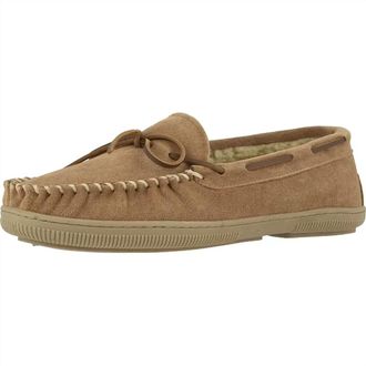 Florsheim Mens Cozzy Tie Slipper In Sand Suede