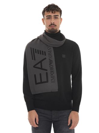 Emporio Armani Sciarpa Antracite EA7 Uomo