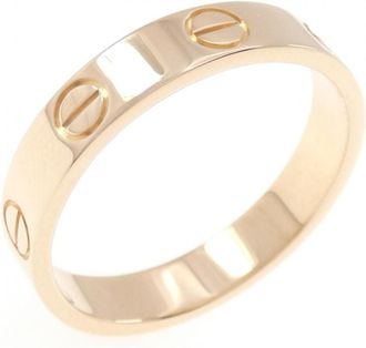 Cartier Love Pink Gold (18K) Band Ring (Pre-Owned)