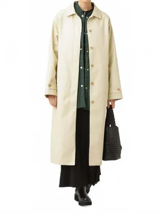 Ilse Jacobsen Urban 01 Cotton Raincoat In Bleached Sand