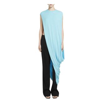 Tom Ford Dames, Tops, Blauw, Maat: 2XS Viscose