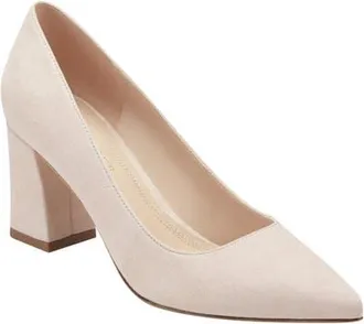Marc Fisher Zala Block Heel Pump in Blush Pink at Nordstrom, Size 9.5