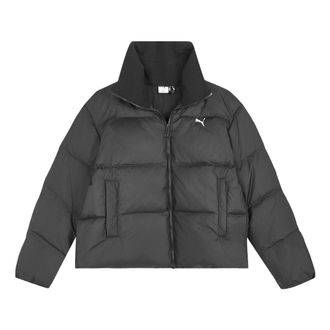 Puma (WMNS) PUMA Winterized Turn Down Collar Jacket Black 635807-01