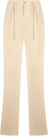 Fedeli Heren, Broeken, Beige, Maat: 2XL Katoen