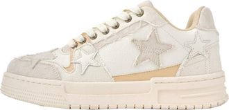 Generic Couple Fashion Retro Boardwalk Casual Thick Sole Platform Comfortable Sports Shoes (Beige,8.5)