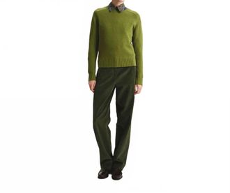 Ines De La Fressange Arthur Wool Jumper In Olive