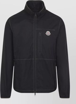 Moncler stand collar single breasted coat