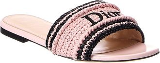 Dior Woven Raffia Sandal