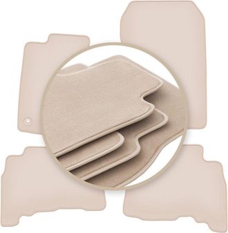 OEM Alfombrillas Premium Beige Para: Toyota Land Cruiser J150 Todoterreno 2009