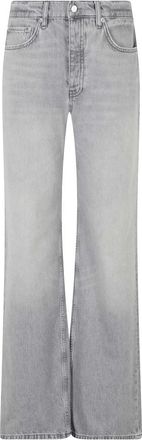 Anine Bing Hugh Jean - Dames - Flared Jeans - Grijs - W26 - Katoen - Jeans