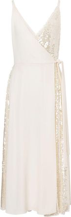 Philosophy di Lorenzo Serafini Wikkeljurk met pailletten - Beige