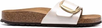 Birkenstock Madrid Big Buckle Pearl White, Birko Flor Graceful
