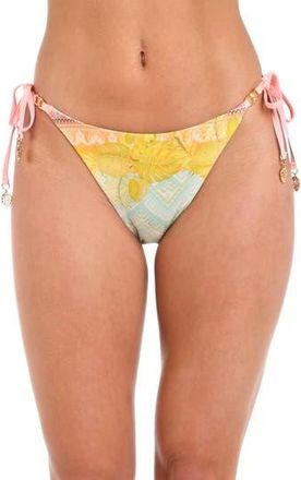 Sunshine 79 Dreamland String Bikini Bottoms in Beige Multi at Nordstrom Rack, Size 10