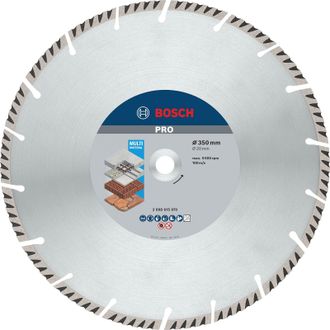 Bosch Accesorios Disco De Sierra Diamantado Est&aacute;ndar Para Universal, 350 X 20 X 3, 3 X 10 Mm