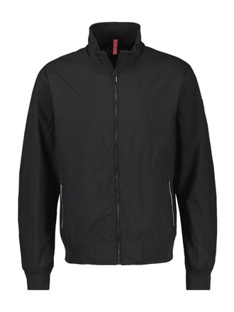 Lerros Blouson LERROS, Herren, Gr. XXL, schwarz, Web, Obermaterial: 100% Polyester, unifarben, bequem h&uuml;ftbedeckend, Rundhals, Flachstrickb&uuml;ndchen, Jacken Bl