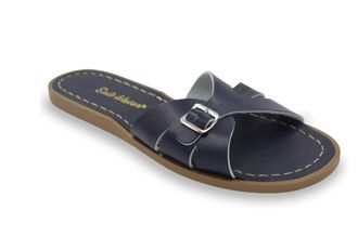Salt-Water Womens Classic Slides Sandal In Navy