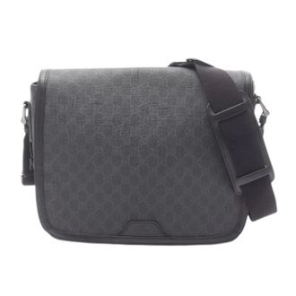 Gucci Pre-owned Cross Body Bags, male, Black, Size: ONE SIZE Pre-owned Vintage Shoulder Bag