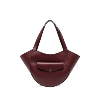 Wandler Hortensia Slouch Leather Tote Bag