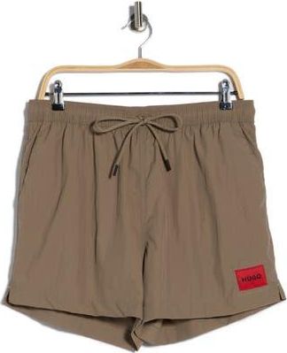 BOSS Dominica Swim Trunks in Medium Brown at Nordstrom Rack, Size Xx-Large