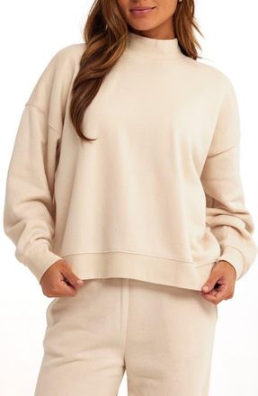 Threads 4 Thought Karlie Heathered Fleece Sweatshirt in Tapioca at Nordstrom, Size Xx-Large