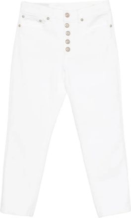 Dondup Jeans con bottoni - Bianco